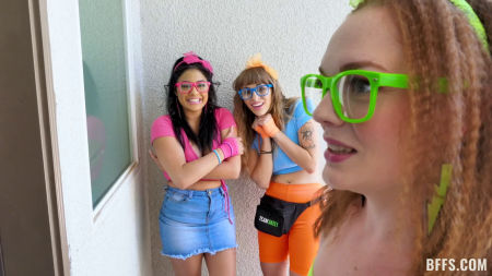 Babysitter’s Club – Samantha Reigns & Angel Youngs & Serena Santos – FULL VIDEO